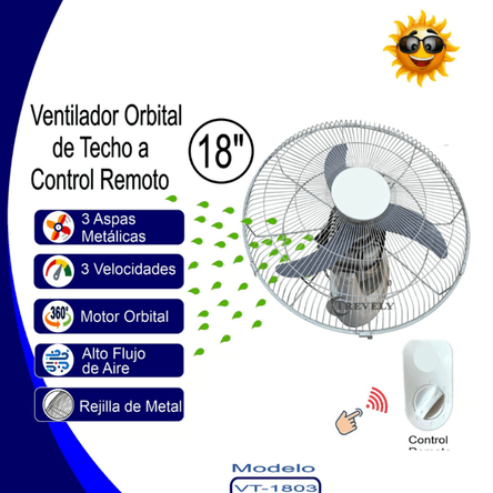 Ventilador Orbital De Techo 18 Ventilador Orbital De Techo 18