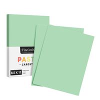 Cartulina Escolar A4 Color Verde Pastel - Paquete x20 und