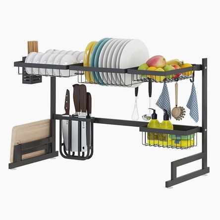 Organizador y Escurridor de Platos Para Cocina (85CM) Organizador y Escurridor de Platos Para Cocina (85CM)