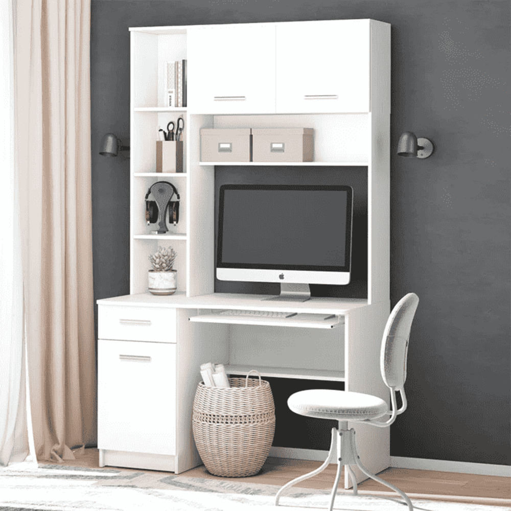 Escritorio Moderno Ozora Blanco R&R MUEBLES Escritorio Moderno Ozora Blanco R&R MUEBLES