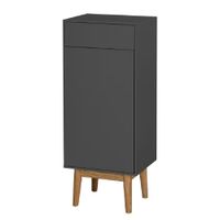 Mueble Auxiliar de Baño Moderno Ankara Negro R&R MUEBLES