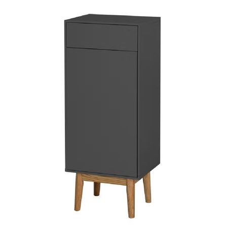 Mueble Auxiliar de Baño Moderno Ankara Negro R&R MUEBLES Mueble Auxiliar de Baño Moderno Ankara Negro R&R MUEBLES