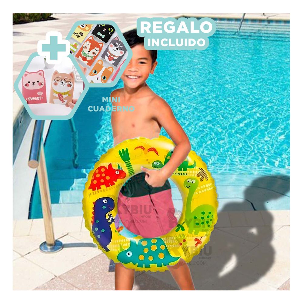 Flotador Atractivo para Piscina Amarillo Y+Regalo Agendita Flotador Atractivo para Piscina Amarillo Y+Regalo Agendita