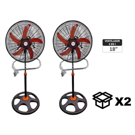 Ventilador Pedestal Marykey MK-18503P 3 en 1 de 18 Ventilador Pedestal Marykey MK-18503P 3 en 1 de 18