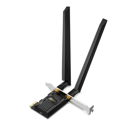 Adaptador PCIe TP-Link Archer TXE72E Wi-Fi 6E AXE5400 Bluetooth 5.3 Adaptador PCIe TP-Link Archer TXE72E Wi-Fi 6E AXE5400 Bluetooth 5.3