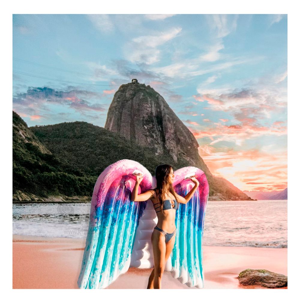 Colchon para Nadar Multicolor 58786EU Y+Ligas de Regalo Colchon para Nadar Multicolor 58786EU Y+Ligas de Regalo