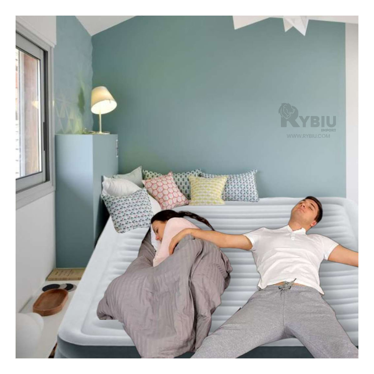 Colchon de Facil Transporte 2 Plazas Y+Regalo Agendita