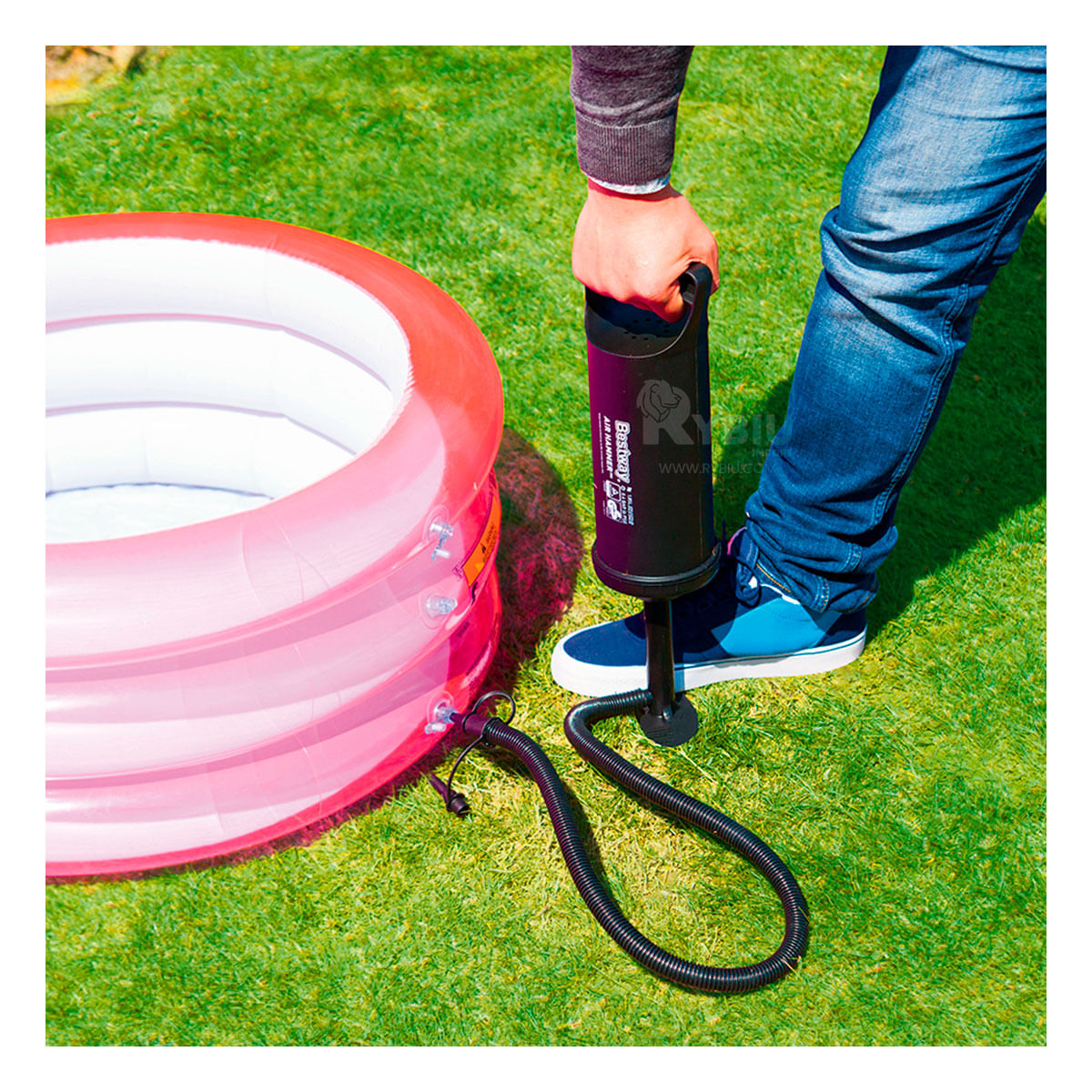 Bomba de Aire Manual Compacta de Aire Y+Post-it Adhesivos