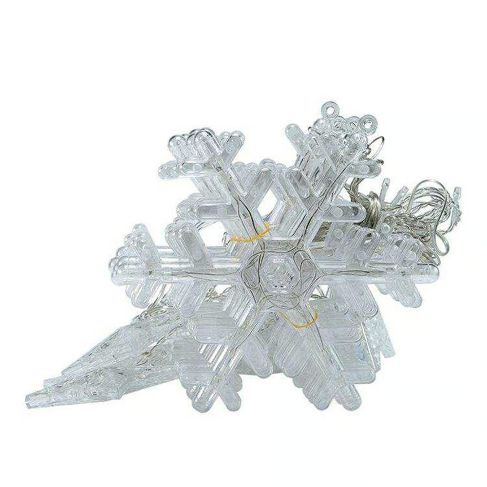 Cortina Led Estrella - Copos Multicolor