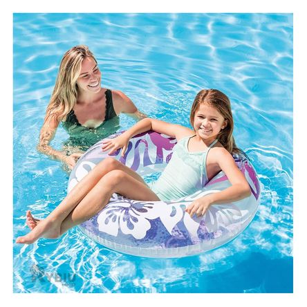 Flotador de Piscina Entretenido de Algas para Niños Morado Flotador de Piscina Entretenido de Algas para Niños Morado