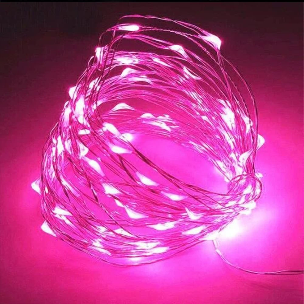 Alambre de Luces Led 3 Metros Rosa