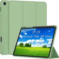 Funda Smart Cover con Lapiz para Tablet Galaxy tab A9 plus 11"" Verde Claro