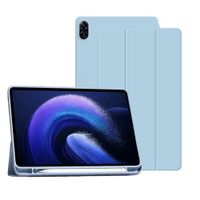 Funda Smart Cover con Porta Lapiz para Tablet Honor Pad X9 Celeste