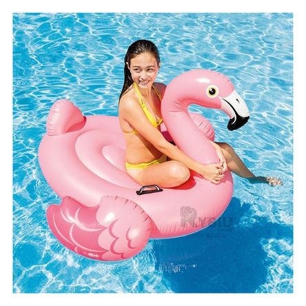 Inflable de Flamenco 218x211x136 Y+Regalo Ligas para Peinar Inflable de Flamenco 218x211x136 Y+Regalo Ligas para Peinar