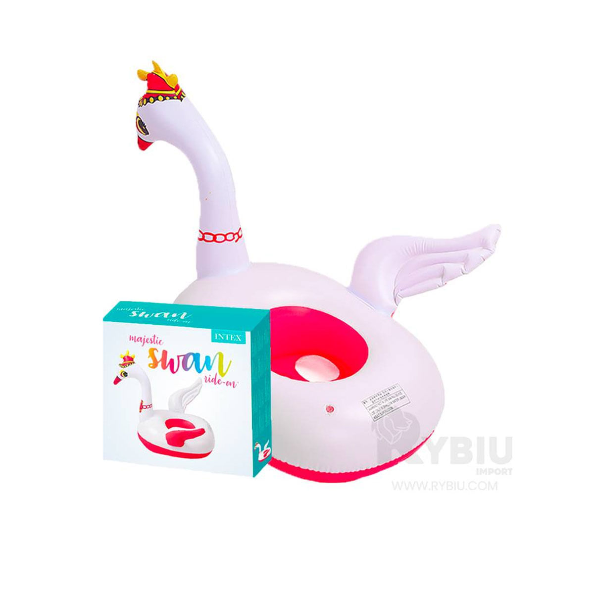 Inflable Moderno Cisne Y+Ligas de Regalo