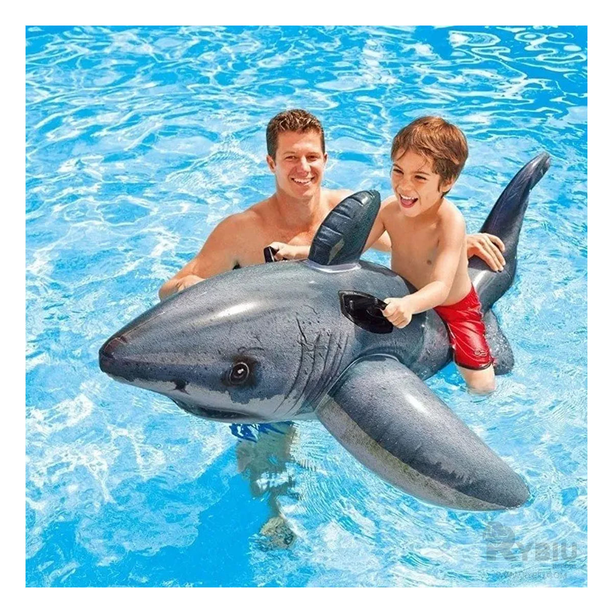 Flotador para Lagos con Diseño de Tiburon Y+Papel de Regalo