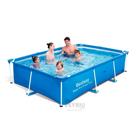 Pileta Recreativa Tono Celeste Y+Regalo Ligas para Peinar