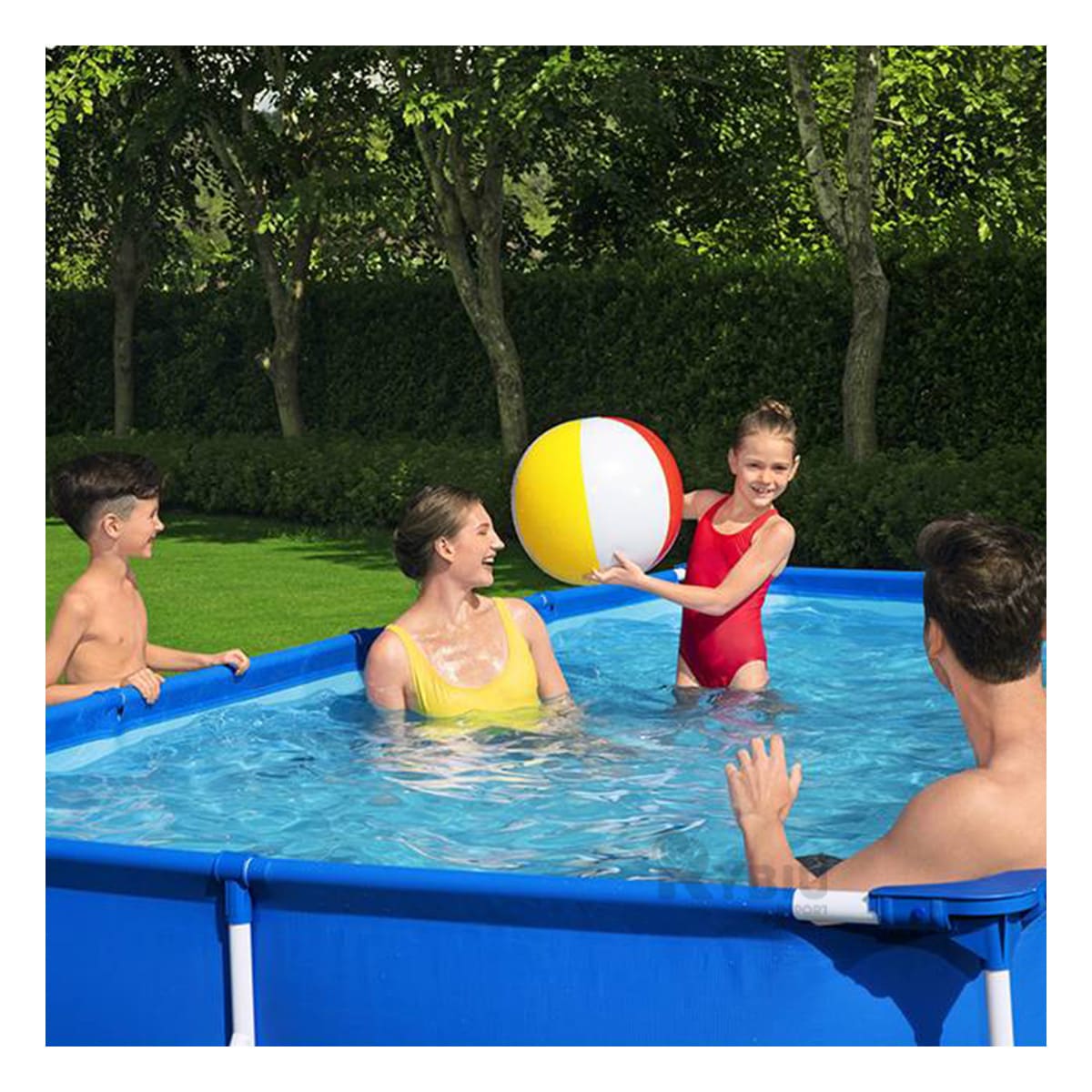 Pileta Divertida con Contorno Celeste Y+Post-it Adhesivos