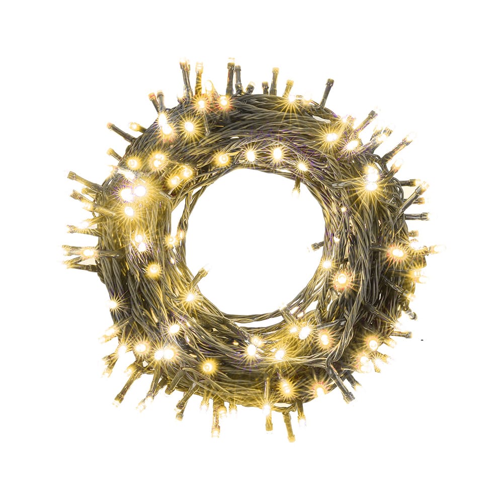 Tira de 200 Luces Led Navideñas Amarillo