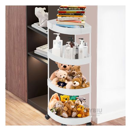 Estante Portatil para Espacios Estrechos Blanco Y+Agendita Estante Portatil para Espacios Estrechos Blanco Y+Agendita