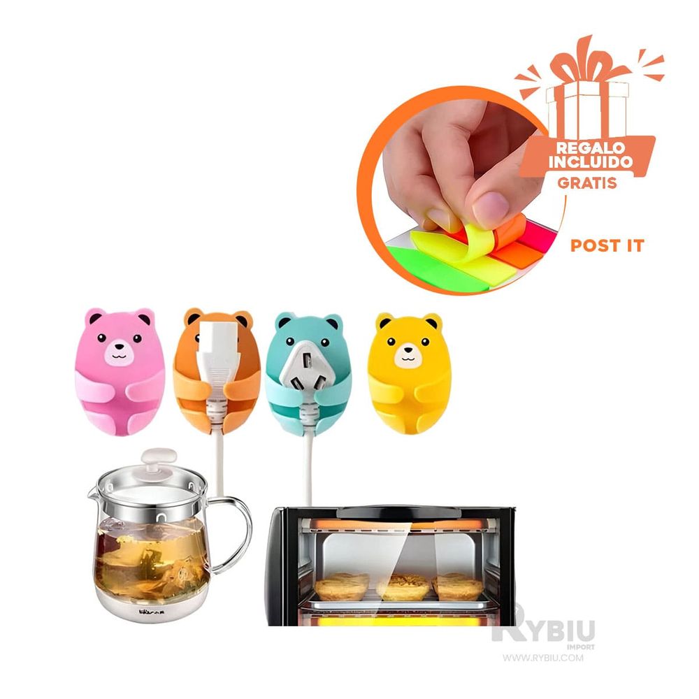 Kit Animados de Ganchitos en Multicolor Y+Post-it adhesivos Kit Animados de Ganchitos en Multicolor Y+Post-it adhesivos