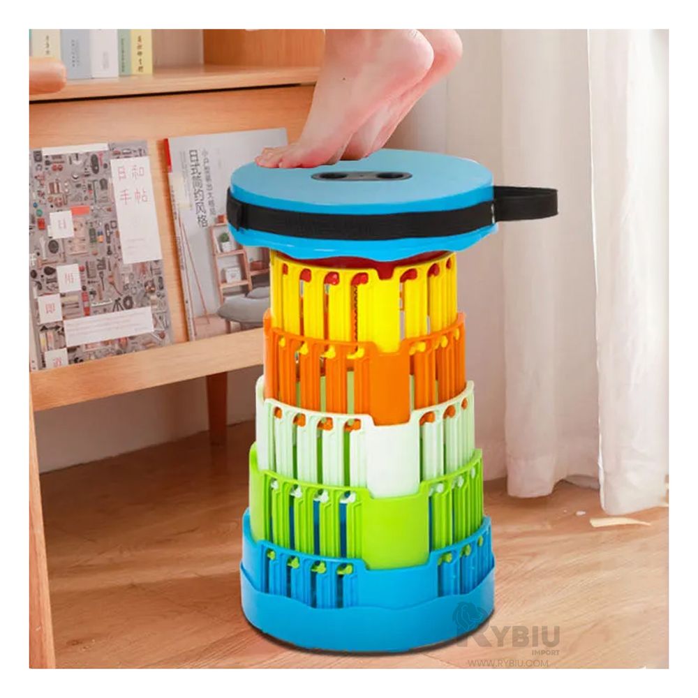 Silla Plegable Adaptable 2 Seguros Portatiles de Multicolor Silla Plegable Adaptable 2 Seguros Portatiles de Multicolor