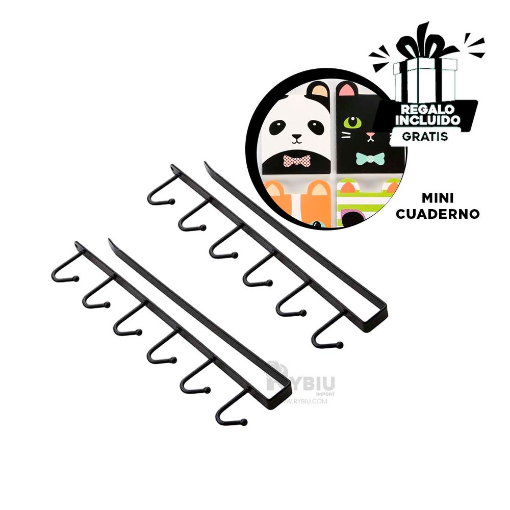 Soporte Optimo y Comodo Suspendido Tazas Negro Y+Agendita Soporte Optimo y Comodo Suspendido Tazas Negro Y+Agendita