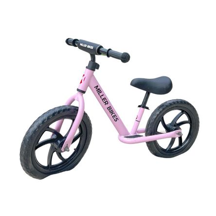 Bicicleta de equilibrio Miller Bikes 030 Rosada Aro 12