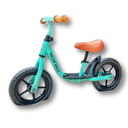 Bicicleta de equilibrio Miller Bikes 055 Verde Agua Aro 12 Bicicleta de equilibrio Miller Bikes 055 Verde Agua Aro 12