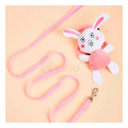 Arnes de Paseo para Conejo en Tono Rosado Y+Papel de Regalo Arnes de Paseo para Conejo en Tono Rosado Y+Papel de Regalo