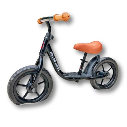 Bicicleta de equilibrio Miller Bikes 055 Negra Aro 12