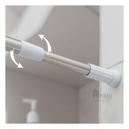 Tubo Resistente para Ducha de 1.10 a 2.0m de Color Plomo Tubo Resistente para Ducha de 1.10 a 2.0m de Color Plomo