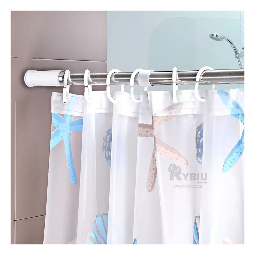 Tubo Ajustable de 70cm para Ducha y Baño de Color Plomo Tubo Ajustable de 70cm para Ducha y Baño de Color Plomo
