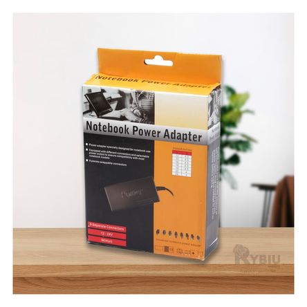 Cargador de Laptop de 7 Entradas en Negro Y+Papel de Regalo Cargador de Laptop de 7 Entradas en Negro Y+Papel de Regalo