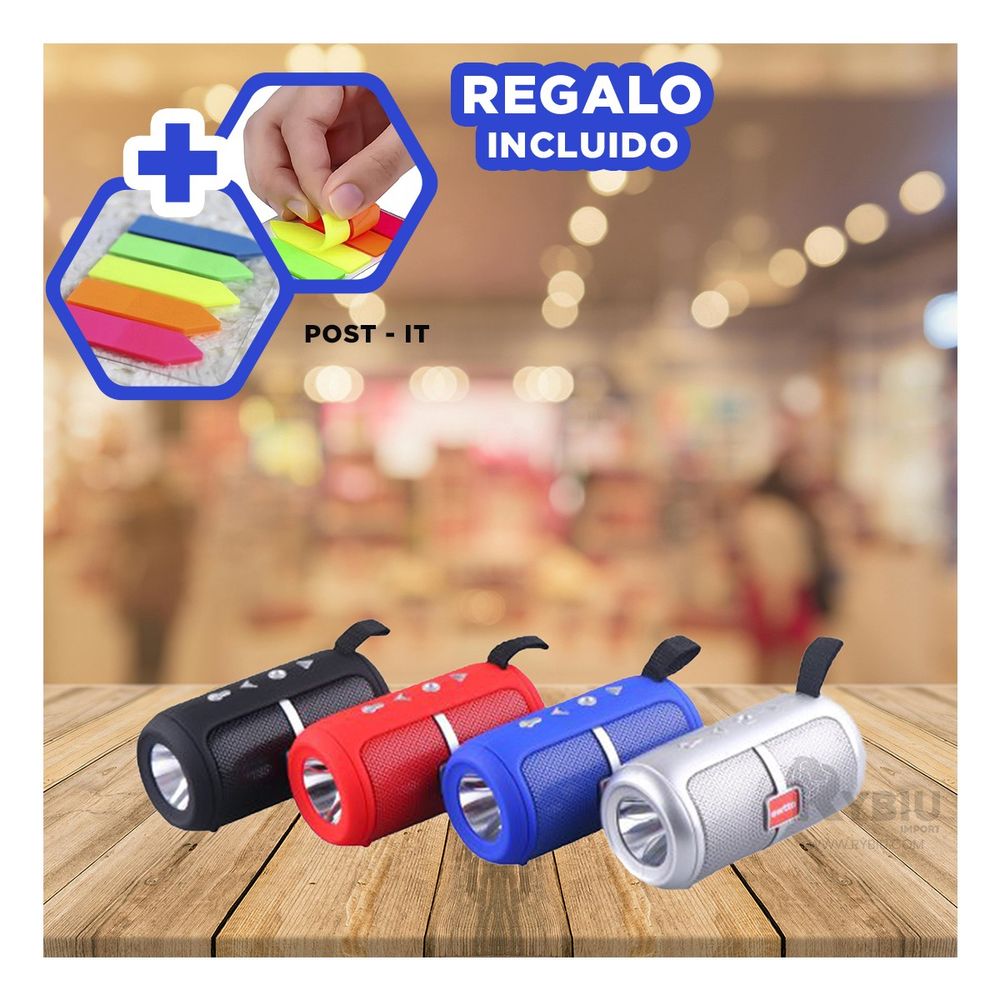 Parlante con Entrada USB de Color Azul Y+Papel de Regalo Parlante con Entrada USB de Color Azul Y+Papel de Regalo