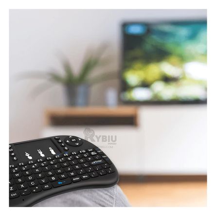 Teclado Inalambrico con Luces en Color Negro Teclado Inalambrico con Luces en Color Negro