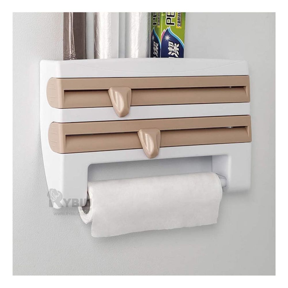 Dispensador de Toalla y Papel Aluminio Beige Y+Agendita Dispensador de Toalla y Papel Aluminio Beige Y+Agendita