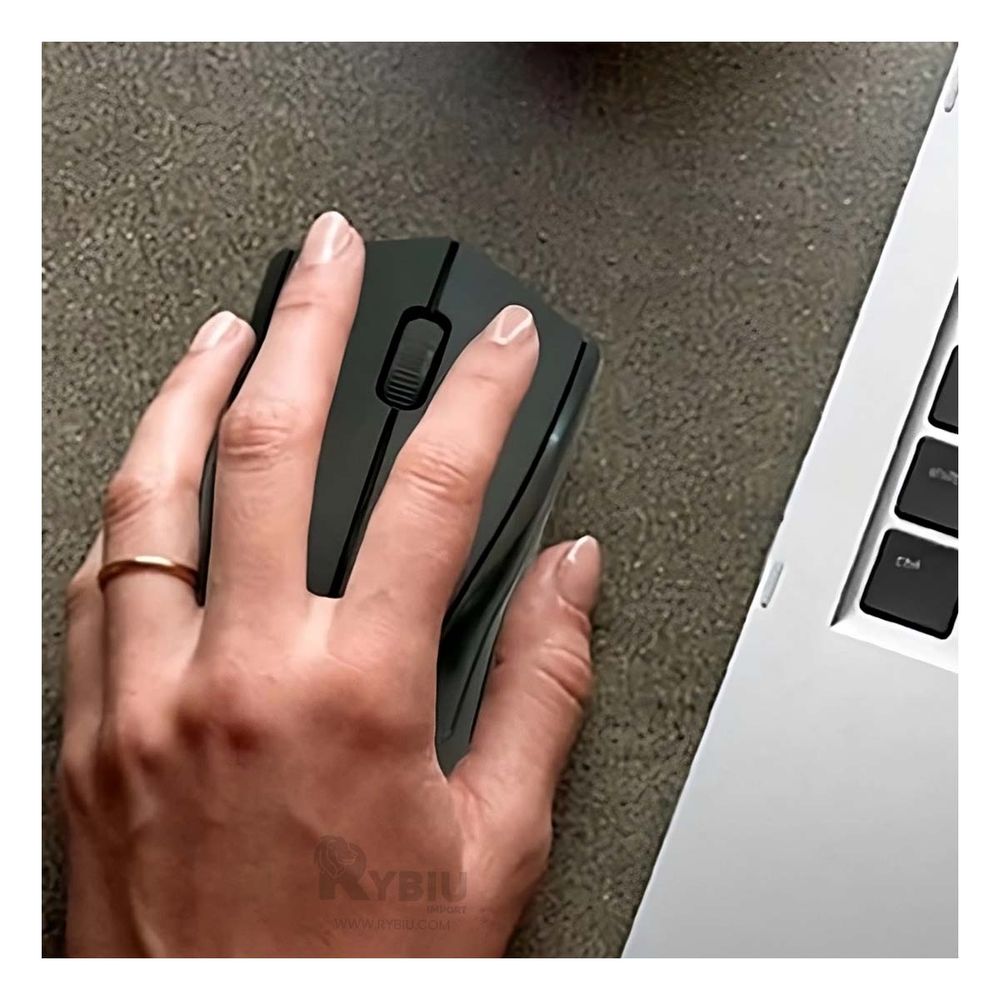 Mouse Inalambrico de Tono Negro Y+Papel de Regalo Mouse Inalambrico de Tono Negro Y+Papel de Regalo