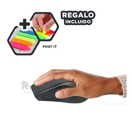 Puntero Ergonomico de Negro Y+Post-it adhesivos Puntero Ergonomico de Negro Y+Post-it adhesivos