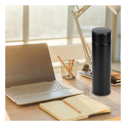 Termo Practico para Oficinas en 500ml Color Negro Y+Agendita