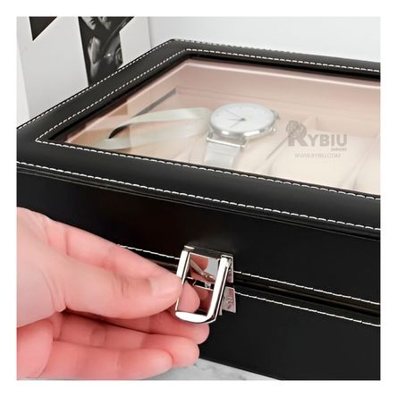 Organizador Duradero de Cuero Sintetico Negro Y+Stickers Organizador Duradero de Cuero Sintetico Negro Y+Stickers