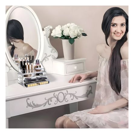 Organizador Armable Acrilico en Transparente Y+Agendita Organizador Armable Acrilico en Transparente Y+Agendita