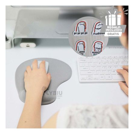 Pad Moderno e Innovador en Color Gris Y+Stickers Pad Moderno e Innovador en Color Gris Y+Stickers