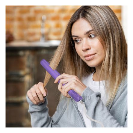 Mini Plancha de Cartera para Cabello en Lila Y+Agendita Mini Plancha de Cartera para Cabello en Lila Y+Agendita
