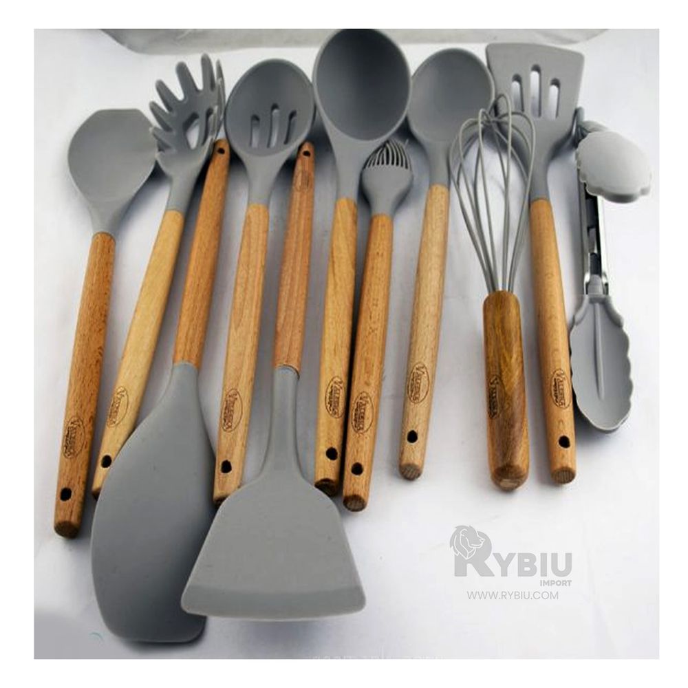 Kit Moderno para Mama de Utensilios en Color Gris Y+Agendita Kit Moderno para Mama de Utensilios en Color Gris Y+Agendita