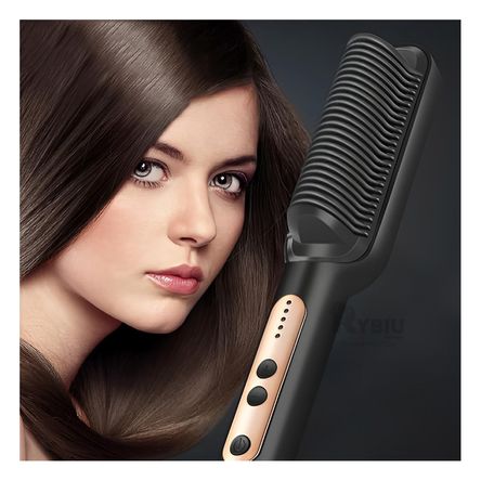 Peine de Calentamiento Rapido Alisador Negro Y+Agendita Peine de Calentamiento Rapido Alisador Negro Y+Agendita