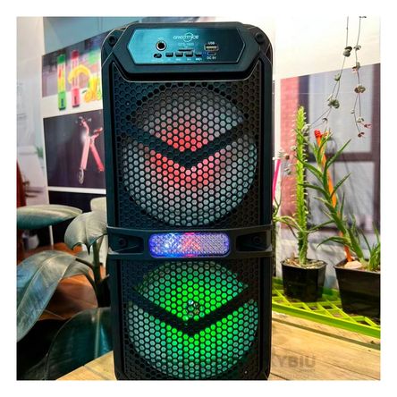 Parlante con Iluminacion Bluetooth y USB Y+Papel de Regalo