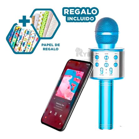 Microfono para Podcast en Color Azul Y+Papel de Regalo Microfono para Podcast en Color Azul Y+Papel de Regalo