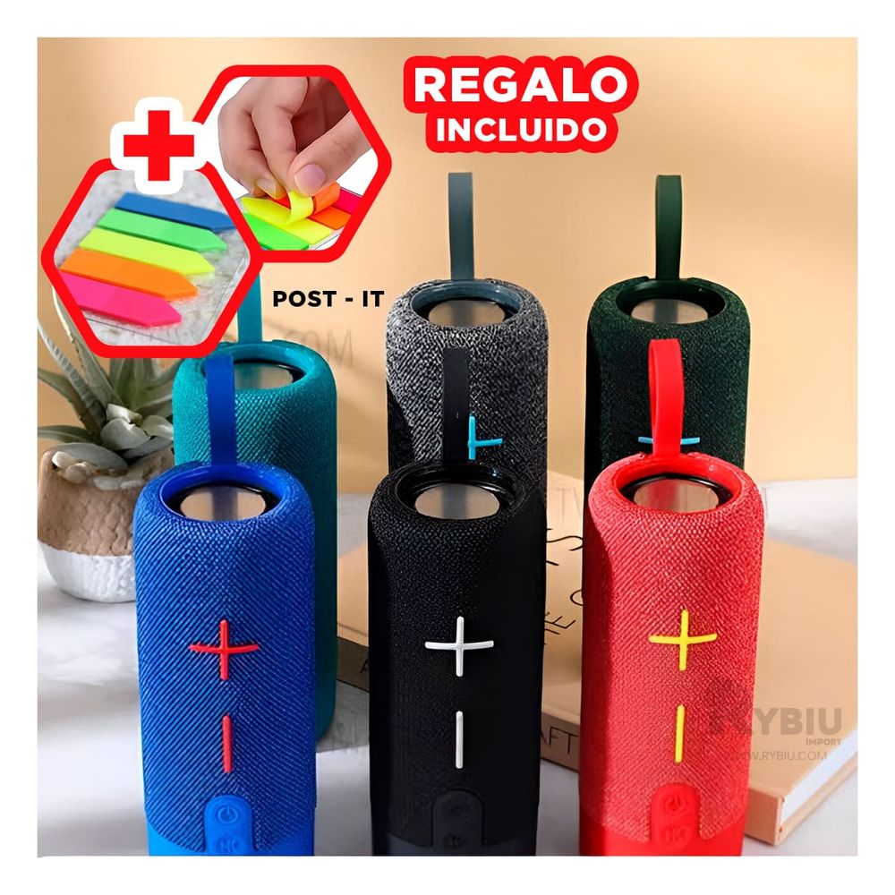 Parlante Innovador y Tecnologico Rojo Y+Papel de Regalo Parlante Innovador y Tecnologico Rojo Y+Papel de Regalo