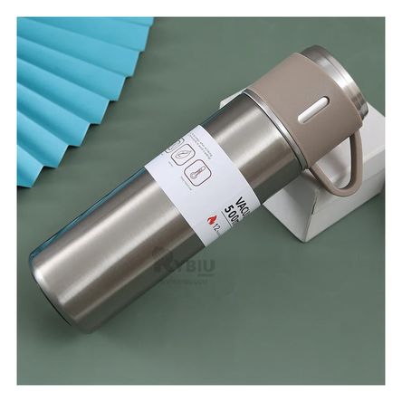 Botella Ligera con Juego de Tazas Marron Y+Post-it adhesivos Botella Ligera con Juego de Tazas Marron Y+Post-it adhesivos